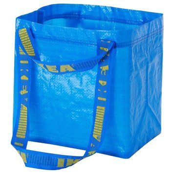 Сумка для покупок IKEA BRATTBY 27x27 см Синя 201.036.48 201.036.48 ➜ Пакуємо МИ📦 фото
