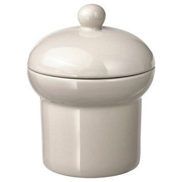 Банка з кришкою IKEA SPINNARHAJ Діаметр - 13 см Бежева 605.418.49 605.418.49 ➜ Пакуємо МИ📦 фото