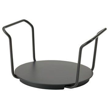 Подставка для тарелок 19-31 см IKEA UPPDATERA Черная / Стальная 504.861.79 504.861.79 ➜ Пакуємо МИ📦 фото