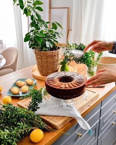 Піднос IKEA SKALA Діаметр - 44 см Дерев'яний 200.566.42 200.566.42 ➜ Пакуємо МИ📦 фото