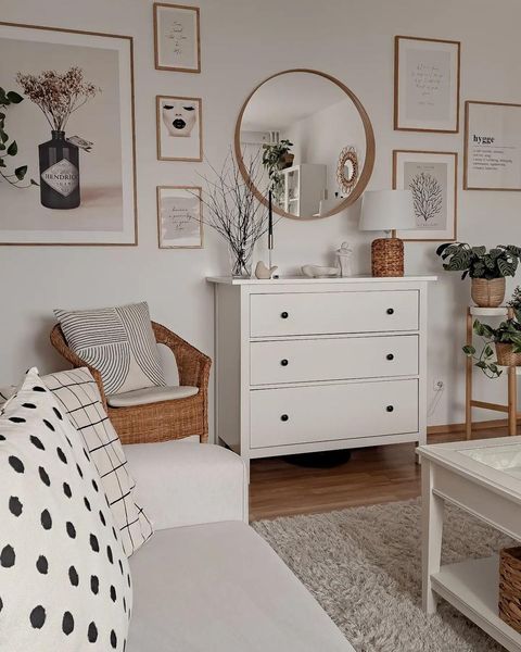 Зеркало IKEA STOCKHOLM Диаметр - 60 см Темно-коричневое 304.468.96 304.468.96 ➜ Пакуємо МИ📦 фото