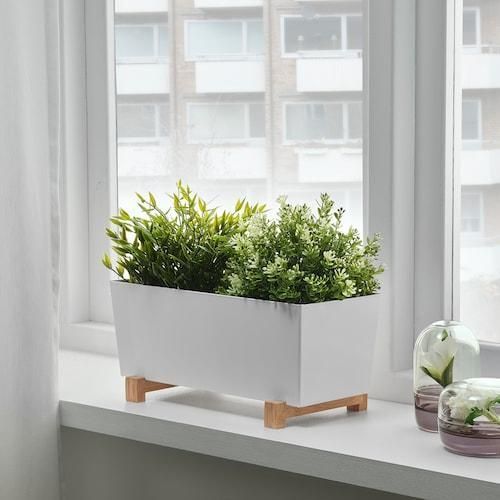 Горщик для квітів IKEA BITTERGURKA 802.857.87 Білий 802.857.87 ➜ Пакуємо МИ📦 фото