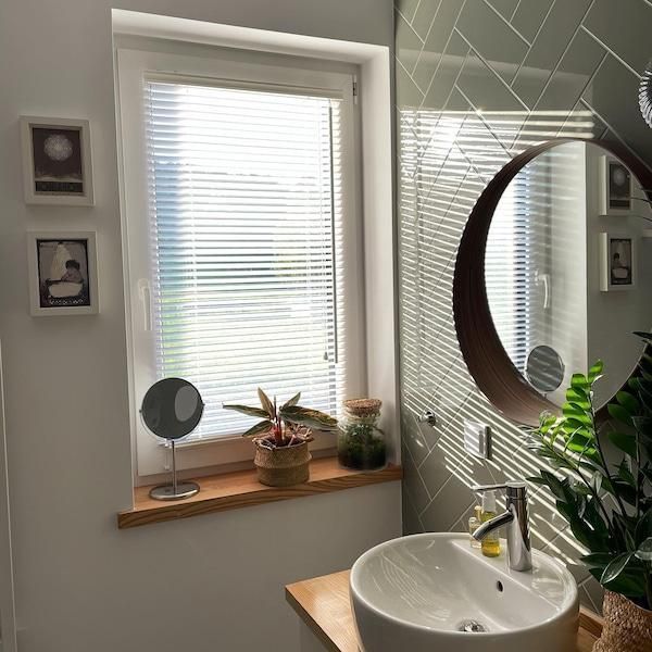 Зеркало IKEA STOCKHOLM Диаметр - 60 см Темно-коричневое 304.468.96 304.468.96 ➜ Пакуємо МИ📦 фото