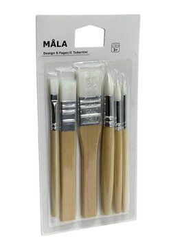 Набір пензлів IKEA M&Aring;LA 6 предметів 101.933.19 101.933.19 ➜ Пакуємо МИ📦 фото