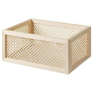 Коробка для зберігання IKEA V&Auml;LTNING 25x35x15 см Дерев'яна 505.890.02 505.890.02 ➜ Пакуємо МИ📦 фото
