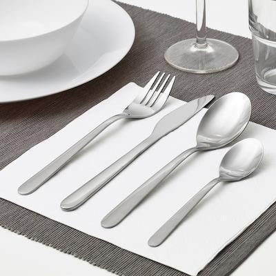 Набор столовых приборов IKEA MOPSIG (ИКЕА МОПСИГ). 00343003. 16 предметов 003.430.03 ➜ Пакуємо МИ📦 фото