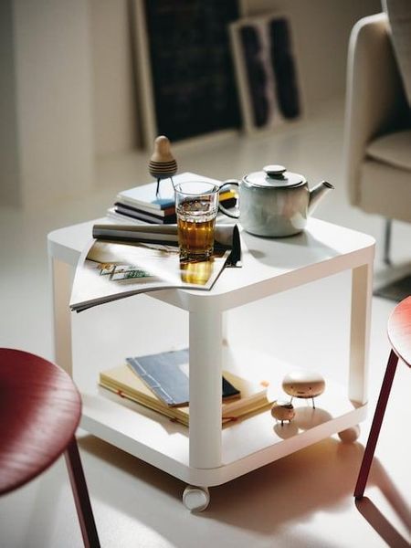 Столик на колесиках IKEA TINGBY Белый 202.959.30 202.959.30 ➜ Пакуємо МИ📦 фото