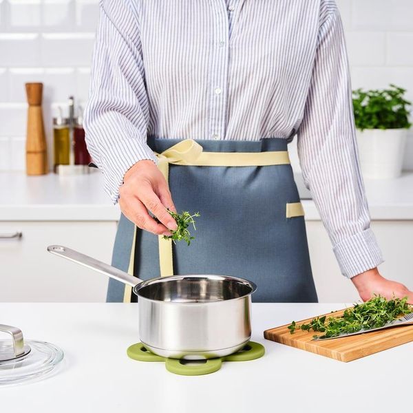 Подставка под горячее IKEA LAGG Зеленая 18x18 см 001.752.69 001.752.69 ➜ Пакуємо МИ📦 фото