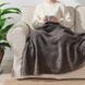 Плед IKEA SANDBRODD 00562038 Темно-сірий 005.620.38 ➜ Пакуємо МИ📦 фото 3