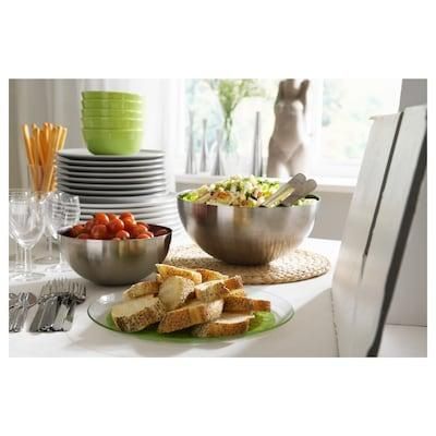 Миска IKEA BLANDA BLANK Диаметр - 28 см 500.572.54 Стальная 500.572.54 ➜ Пакуємо МИ📦 фото