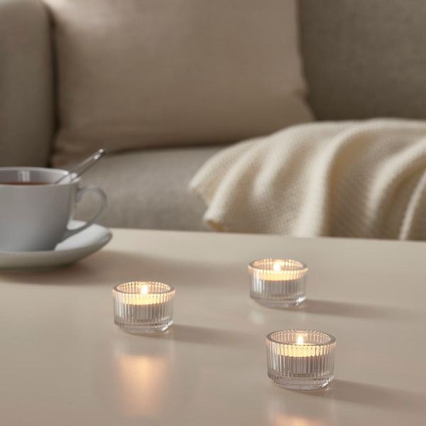 Підсвічник IKEA FINSMAK Діаметр - 5 см Скляний 004.709.82 004.709.82 ➜ Пакуємо МИ📦 фото