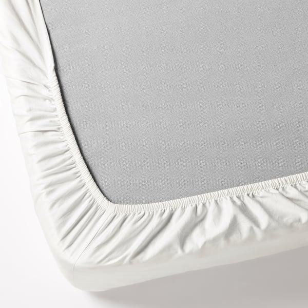Простыня на резинке IKEA F&Auml;RGM&Aring;RA 160x200 см Белая 903.476.76 903.476.76 ➜ Пакуємо МИ📦 фото