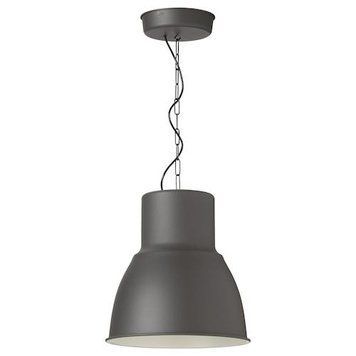 Підвісний світильник IKEA HEKTAR Діаметр &ndash; 38 см Темно-сірий 402.961.08 402.961.08 ➜ Пакуємо МИ📦 фото