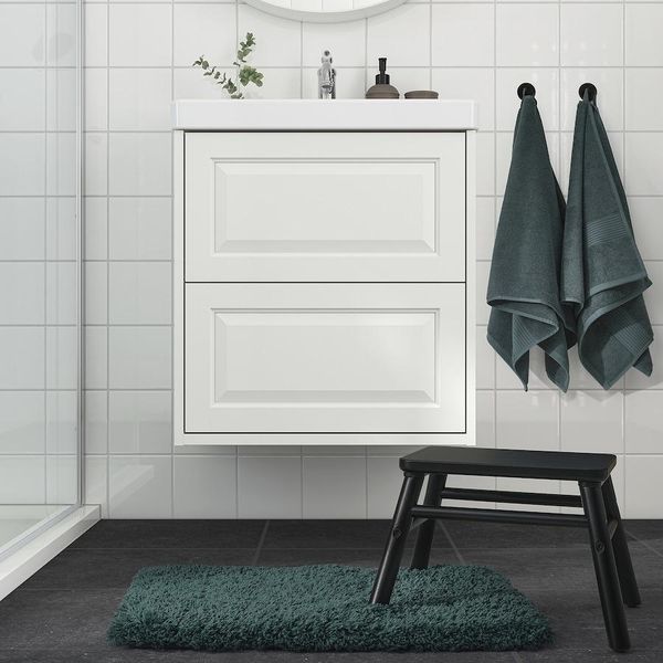 Килимок для ванної IKEA ALMTJ&Auml;RN 40x60 см Сіро-бірюзовий 205.904.22 205.904.22 ➜ Пакуємо МИ📦 фото