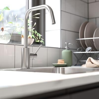 Змішувач для кухні IKEA ALMAREN (ІКЕА ЕЛМАРЕН). 00455161. Металевий 004.551.61 ➜ Пакуємо МИ📦 фото