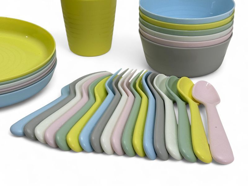 Набір столових приборів IKEA KALAS (ІКЕА КАЛАС). 70461385. 18 предметів 704.613.85 ➜ Пакуємо МИ📦 фото