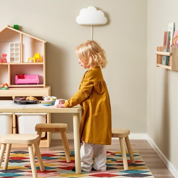 Табурет дитячий IKEA FLISAT Дерев'яний 305.965.36 305.965.36 ➜ Пакуємо МИ📦 фото