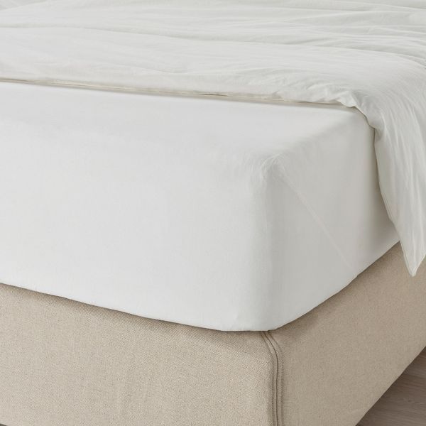 Простыня IKEA DVALA 80х200 см Белая 603.605.32 603.605.32 ➜ Пакуємо МИ📦 фото