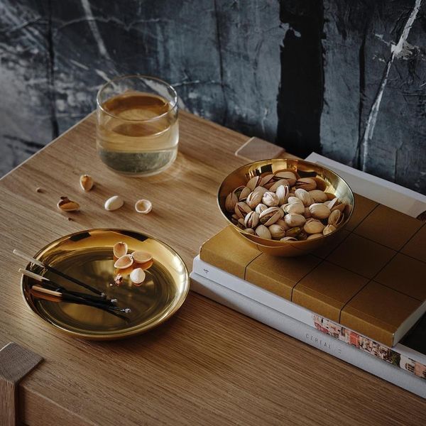 Миска та тарілка IKEA STOCKHOLM 2025 Сталеві / Золотисті 205.908.08 205.908.08 ➜ Пакуємо МИ📦 фото