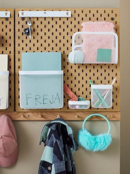 Набір корзин для настінного органайзера IKEA SK&Aring;DIS 3 предмети 505.177.60 Білий 505.177.60 ➜ Пакуємо МИ📦 фото