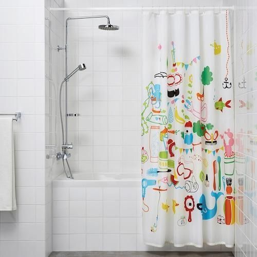 Карниз для душової кабіни IKEA BOTAREN 90314973 Білий 903.149.73 ➜ Пакуємо МИ📦 фото