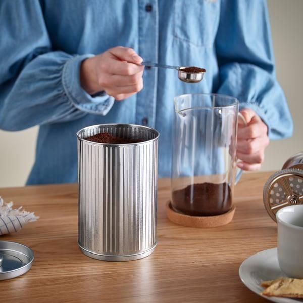 Банка с крышкой IKEA BETTHAJ 1,3 л Серебряная 506.056.91 506.056.91 ➜ Пакуємо МИ📦 фото