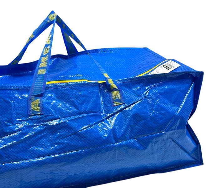 Сумка IKEA FRAKTA (ИКЕА ФРАКТА). Вместимость - 76 литр.&nbsp;Нагрузка - 25 кг. 90149148. Синяя 901.491.48 ➜ Пакуємо МИ📦 фото