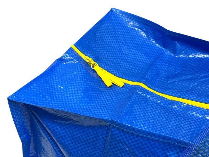Сумка IKEA FRAKTA (ИКЕА ФРАКТА). Вместимость - 76 литр.&nbsp;Нагрузка - 25 кг. 90149148. Синяя 901.491.48 ➜ Пакуємо МИ📦 фото