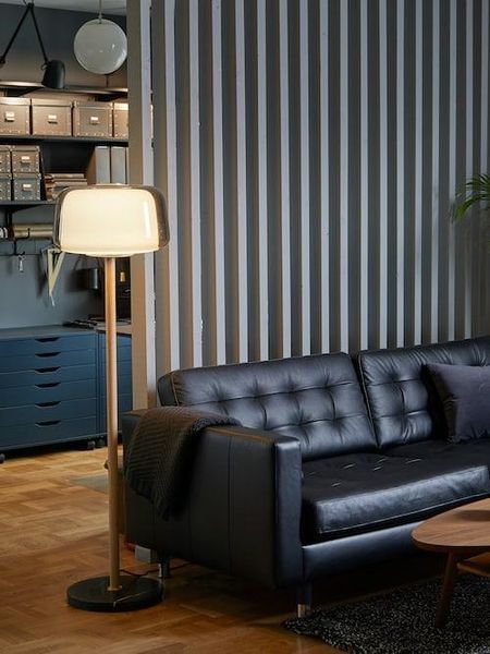 Торшер IKEA EVEDAL Біло-сірий 403.585.92 403.585.92 ➜ Пакуємо МИ📦 фото