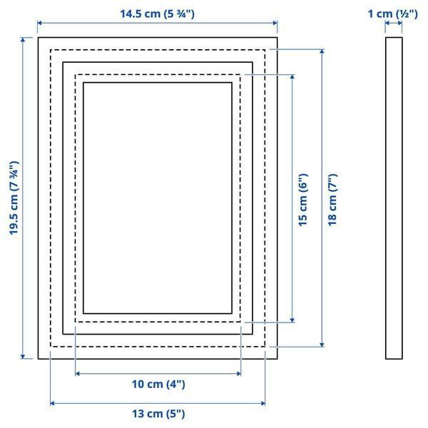 Рамка для фотографий IKEA LOMVIKEN 13x18 см Белая 105.182.00 105.182.00 ➜ Пакуємо МИ📦 фото
