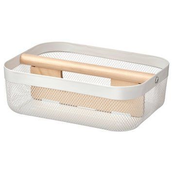 Корзина с отделениями IKEA RISATORP 33х24х11 см 505.276.36 Белая 505.276.36 ➜ Пакуємо МИ📦 фото