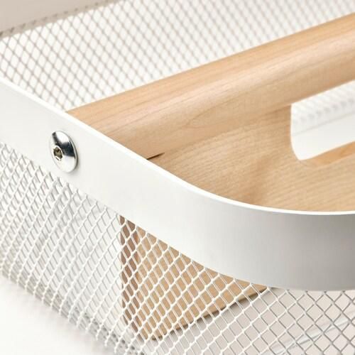 Кошик із відділеннями IKEA RISATORP 33х24х11 см 505.276.36 Білий 505.276.36 ➜ Пакуємо МИ📦 фото