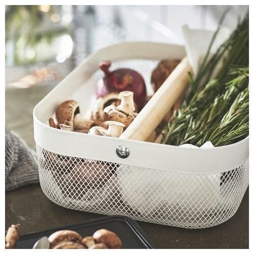 Кошик із відділеннями IKEA RISATORP 33х24х11 см 505.276.36 Білий 505.276.36 ➜ Пакуємо МИ📦 фото