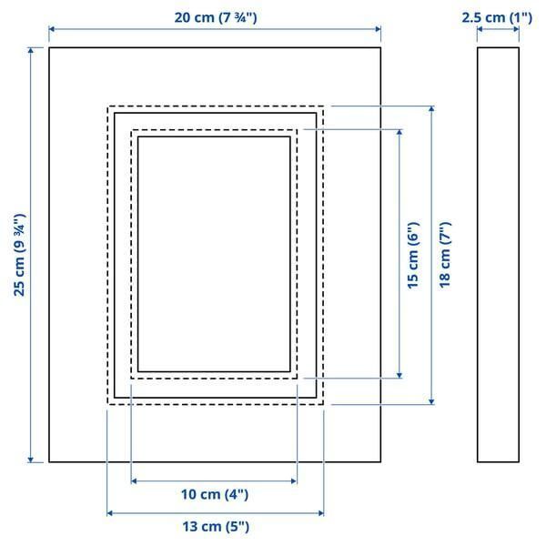 Рамка для фотографий IKEA EDSBRUK 13x18 см Черная 604.276.17 604.276.17 ➜ Пакуємо МИ📦 фото