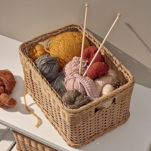 Корзина IKEA BEKNA 25х35х20 см 105.133.92 Плетенная 105.133.92 ➜ Пакуємо МИ📦 фото