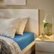 Простыня IKEA DVALA 80х200 см Синяя 005.768.70 005.768.70 ➜ Пакуємо МИ📦 фото 2