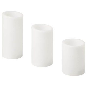 Набор светодиодных свечей IKEA &Auml;DELL&Ouml;VTR&Auml;D 3 предмета Белые 905.202.61 905.202.61 ➜ Пакуємо МИ📦 фото