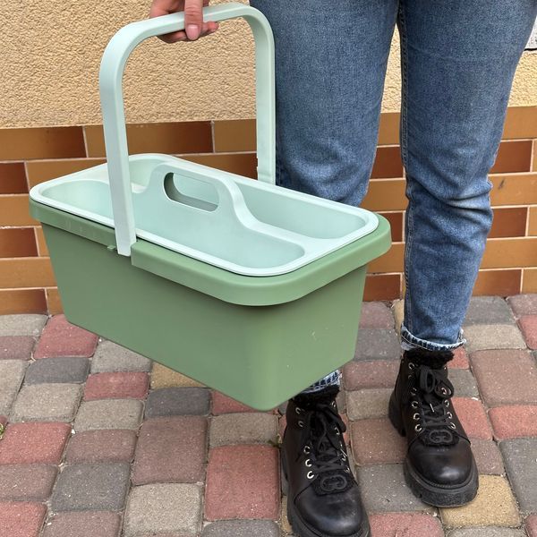 Ведро для уборки IKEA PEPPRIG 205.676.19 Зеленое 205.676.19 ➜ Пакуємо МИ📦 фото