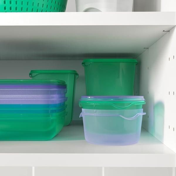 Набір харчових контейнерів IKEA PRUTA 2 предмети 300 мл Різні кольори 805.967.08 805.967.08 ➜ Пакуємо МИ📦 фото