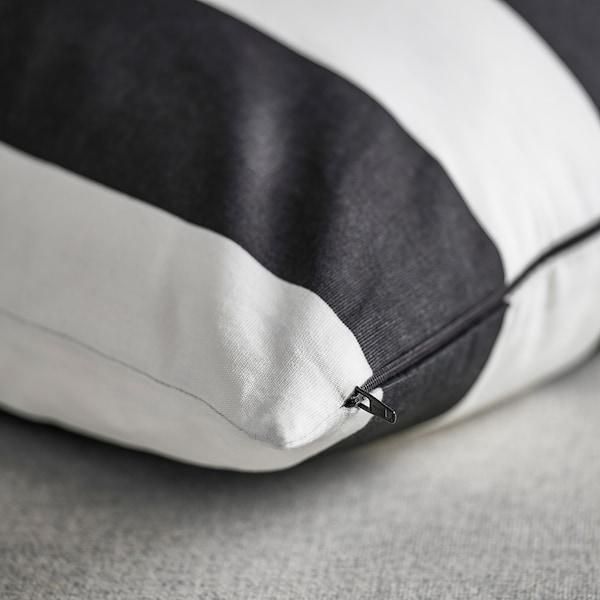 Наволочка IKEA SL&Aring;NH&Ouml;STMAL 50x50 см Черно-белая 905.996.31 905.996.31 ➜ Пакуємо МИ📦 фото