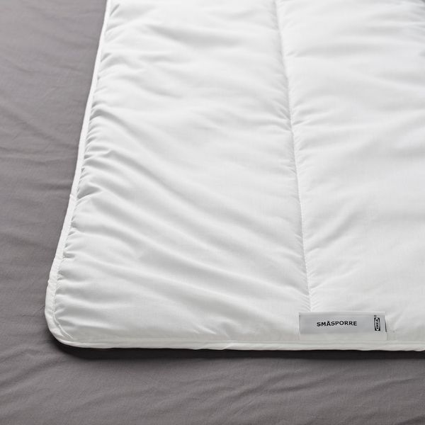 Ковдра IKEA SMASPORRE 200x200 см Біла 704.570.10 704.570.10 ➜ Пакуємо МИ📦 фото