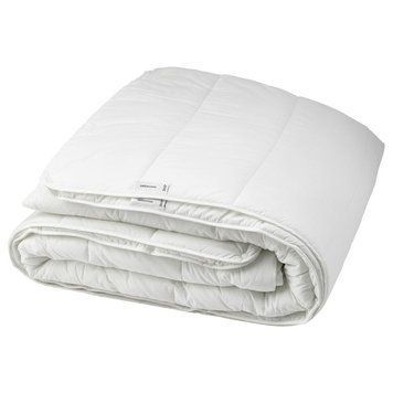 Ковдра IKEA SMASPORRE 200x200 см Біла 704.585.85 704.585.85 ➜ Пакуємо МИ📦 фото