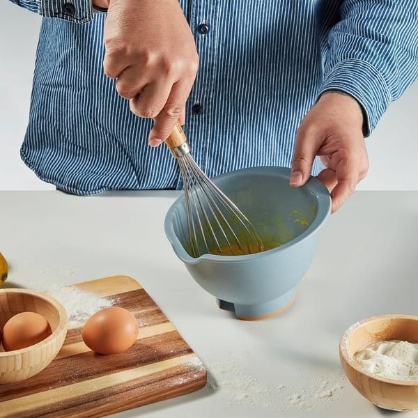 Миска IKEA PONNYFISK Сіро-блакитна 1 л Пластикова 905.984.91 905.984.91 ➜ Пакуємо МИ📦 фото