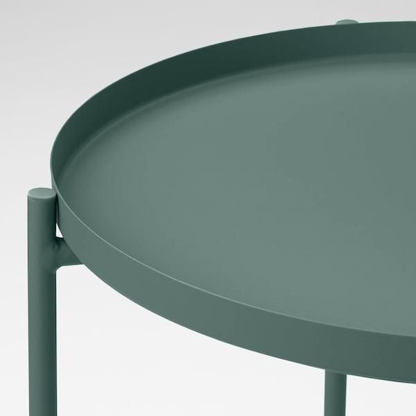 Столик-піднос IKEA GLADOM Сіро-зелений 45x53 см 705.784.51 705.784.51 ➜ Пакуємо МИ📦 фото