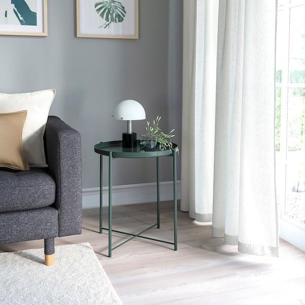 Столик-піднос IKEA GLADOM Сіро-зелений 45x53 см 705.784.51 705.784.51 ➜ Пакуємо МИ📦 фото