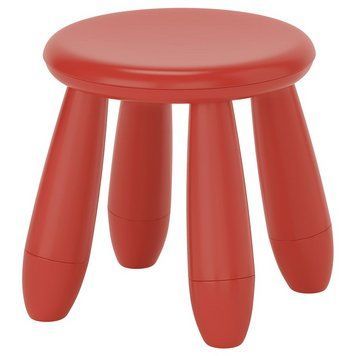 Табурет для дітей IKEA MAMMUT Червоний 705.819.91 705.819.91 ➜ Пакуємо МИ📦 фото