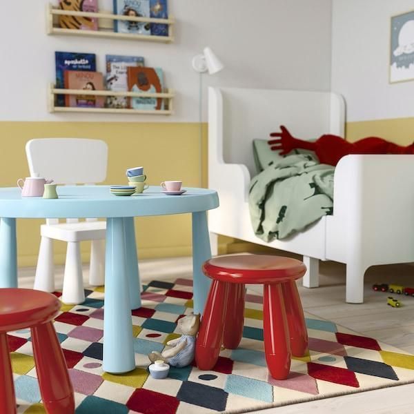 Табурет для дітей IKEA MAMMUT Червоний 705.819.91 705.819.91 ➜ Пакуємо МИ📦 фото