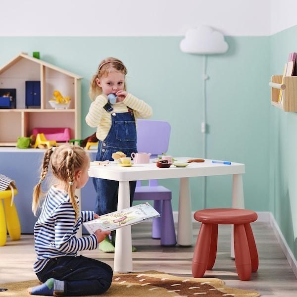 Табурет для дітей IKEA MAMMUT Червоний 705.819.91 705.819.91 ➜ Пакуємо МИ📦 фото