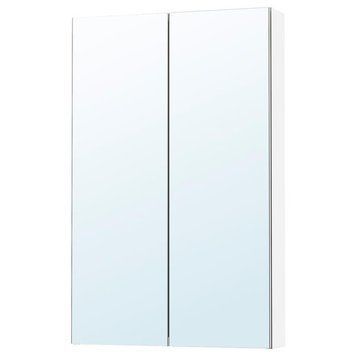 Шкафчик с зеркалом IKEA LETTAN 60x15x95 см Белый 005.349.22 005.349.22 ➜ Пакуємо МИ📦 фото