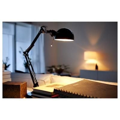Настольная лампа IKEA FORSA 00146776 Черная 001.467.76 ➜ Пакуємо МИ📦 фото